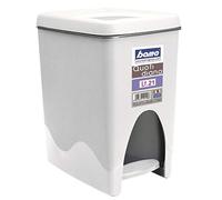 Bama Quotidiana pattumiera, 21 L, Colore: Bianco, 23 x 35 x 40.5 cm