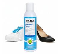 Bama Schiuma Detergente per Scarpe, Borse e Giacche - Schiuma Detergente con Tecnologia Repellente Eco Foam Cleanser per Calzature, 150 ml