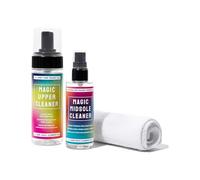 BAMA Set Detergente Magic Sneaker - Detergente per Suole Interne 100 ml + Detergente per Tomaia 150 ml + Panno in Microfibra