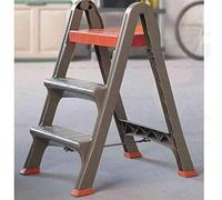 Scaletta Scala Sgabello Pieghevole Portatile 3 Gradini robusto Portata 130Kg