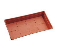 Bama Sottovaso, in Polipropilene, Rettangolare, 30 cm, Terracotta