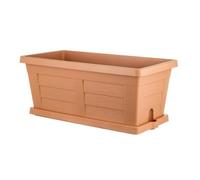 BAMA SPA FIORIERA Eff.Legno 40cm Cotto+SOTTOVASO
