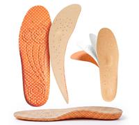 Bama Suola in Memory Foam Comoda - Plantare di SupportoTraspirante - Inserto per Scrape Unisex, Marrone/Arancione 36/37 - 46/47 EUR