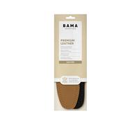Bama Suole in Pelle Premium per Scarpe - Solette in Pelle per Calzature Inserti Ammortizzanti con Carbone Attivo per il Massimo Comfort per Adulti 1 Paio - 38/39 EUR