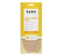 Bama Suole per Scarpe per Bambini Dry & Fresh - Solette Interne per Calzature Aperte di Alta Inserti Traspiranti per l'Estate con Ioni d'Argento 1 Paio - 32/33 EUR