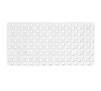 Bama tappeto da bagno in gomma antiscivolo, Bianco, 74 x 36 x 30 cm