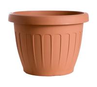 Bama Terra, Vaso per Piante, 40 x 26 x 30 cm, Resina, Terracotta., 25 cm