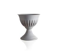 Bama Vaso a Ciotola, Calice, Alba, in Resina, Grigio, Ø 25 cm