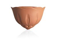 Bama Vaso a Muro, gerla, in Resina, Color Cotto, 29x15x20 cm