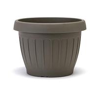 Bama Vaso, Fiori di Terra, in Resina, Cappuccino, Ø 35 cm