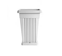 Bama Vaso Piramide cm 40x40xH 59 Lt. 50 Bianco - 6125006