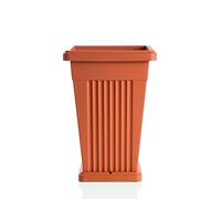 Bama Vaso Piramide con Sottovaso - 50 Lt, Terracotta, Elegante e Resistente a...