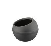 Bama VASO SFERA CON SOTTOVASO ANTRACITE