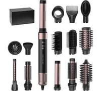 Cecotec Spazzola lisciante da viaggio InstantCare 400 Travel Brush, Rivestimento in ceramica, Temperatura massima 190º, Liscia senza togliere volume, Cavo 360º, Indicatori LED