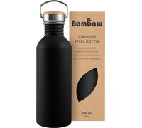 Bambaw Borraccia in Acciaio Inossidabile, 500 ml - Jet Black