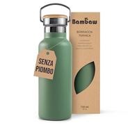 Bambaw Borraccia Termica 750 ml in Acciaio - Bottiglia Sport per Palestra, Termos Acqua Verde Salvia