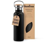 Bambaw Thermos in Acciaio Inossidabile, 1000 ml - Jet Black