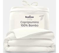Bambaw Copripiumino 200x200 bambù, Lenzuolo per piumone morbido, Lenzuola antiacaro anallergiche, Lenzuola bambu eleganti e sostenibili, Copripiumini una piazza e mezza rinfrescanti (Beige)