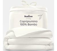 Bambaw Copripiumino super king 260x240 bambù, Lenzuolo rinfrescante matrimoniale grande, Lenzuola antiacaro anallergiche, Lenzuolo bambu letto elegante, Copripiumino king size (Beige)