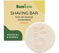 Bambaw | Sapone da barba per donna | 80g | Sapone depilazione olio di albicocca e vitamina E | Sapone solido barba | Sapone naturale | Sapone artigianale | Sapone vegetale | Sapone barba albicocca