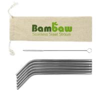 Bambaw Set di Cannucce in Acciaio Inossidabile - 1 Set