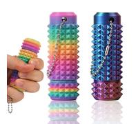 Bambebe Fidget Set di 2 Portachiavi e agopressione massaggiatore per Dita - alleviare Lo Stress e Focus per ADHD, Giocattolo sensoriale per Adulti