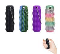 Bambebe Fidget Set di 4 Portachiavi e agopressione massaggiatore per Dita - alleviare Lo Stress e Focus per ADHD, Giocattolo sensoriale per Adulti