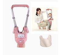 Bambebe - Pettorina da passeggio, con pettorine e ginocchiere, regolabile in piedi e camminate, per l'apprendimento dei bambini, 6-36 mesi, colore: rosa