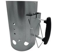 Bambelaa! Accendifuoco a carbone, carbone di accensione, per barbecue, camino, barbecue, barbecue, barbecue, carbone, accendifuoco a carbone, accessorio XXL, grande con doppio manico, circa 19 x 30,5