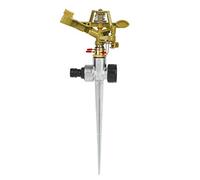 Bambelaa! Irrigatore per prato, grande area, in metallo, irrigatore circolare, irrigatore a impulso, irrigazione da giardino, 1/2 pollice, 280 gradi