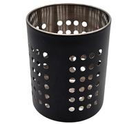 Bambelaa! Scolaposate in acciaio inox, scolapiatti da cucina, per lavello, tavolo, cucina, ca. 10,5 x 13,5 cm, nero