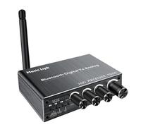 Bamberg Ricevitore Audio Bluetooth 5.3 Convertitore da Digitale Ad Analogico Adattatore Wireless Karaoke da 3,5 mm AUX/Coassiale/USB U-Disk