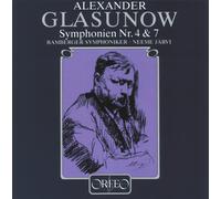Alexander Glazunov Symphonies Nos. 4 and 7 (Jarvi, Bamberg So) (CD) Album