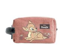 Bambi Disney - Beauty case da viaggio - Borretino - Grande capacità di archiviazione - Chiusura a cerniera
