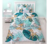Ufficiale Bambi Singolo Copripiumino Set Palma Foglia Thumper Reversibile Letto
