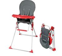 E_0002_S7102938 Bambisol Seggiolone Bambisol Rosso Grigio PVC 6 - 36 Mesi Giocat