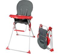 E_0002_S7102938 Bambisol Seggiolone Bambisol Rosso Grigio PVC 6 - 36 Mesi Giocat