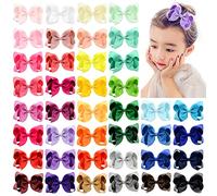 Bambina 4.5"Grosgrain Fiocchi per capelli a coccodrillo, confezione da 20 di …