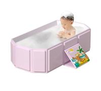 BAMBINA BAMBINE PILEDABILE - vasca da bagno pieghevole per e bambini | Funzione non slip e funzione di bugia di vassca da bagno - | portatile per viaggi domestici
