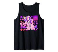 Bambina di 12 anni, Unicorno, Pop It, Numero 12 Canotta