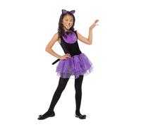 Bambina Gatto Costume Black Cat Tabby Halloween Costume Gatti Completo Bambini