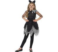 Bambina Gatto Costume Black Cat Tabby Halloween Costume Gatti Completo Bambini