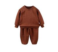 Bambina Ragazzo Tuta Sportiva,2 pezzi Set di Abiti Carino Neonati Bambini Taglie Forti Felpa A Maniche Lunghe Casual Pullover Autunno Inverno Outfit per Jogging,la Casa,Scuola, Spesa