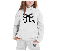 Bambina Ragazzo Tuta Sportiva Felpata Jogging Ginnastica Completo Da 2 Pezzi Costume Abito Chic Ed Elegante Sportswear Multi Color Bambini Inverno Unisex Modelli