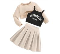 Bambina Ragazzo Tuta Sportiva Felpata Jogging Ginnastica Solid Color Cotone Completo Set Top+Pantalone per Ragazze Sportswear Multi Bambini Inverno Primavera