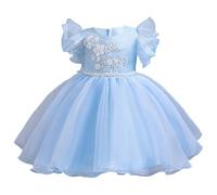 Bambina Vestito 3-14 Anni Abito Lungo Bambina Primavera Maniche Lunghe/Maniche Corte Lunghe Look Raffinato Luccichio Stella Dorata Bambina Ragazze in età Prescolare per Feste, Matrimoni, Compleanno