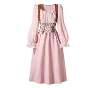 Bambina Vestito La Cerimonia Una Bimba Come Damigella d'Onore Seta Rosa 11-12 Anni