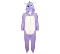 Bambine 3D Unicorn A2Z Onesie one piece Viola con Cappuccio Morbido Natale Gifts