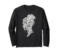 Bambine con Sogni Diventano Donne con Visione Maglia a Manica