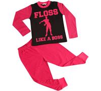 Bambine Designer Floss Like a Boss Pigiama Rosa Riposo Pigiama Set 2-13 Anni